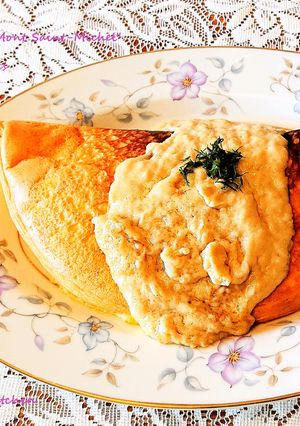 絶品ソース❤モンサンミッシェル風オムレツ-レシピのメイン写真