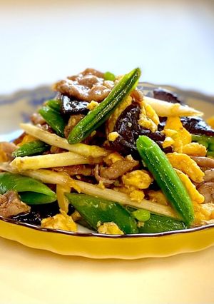 豚肉ときくらげの中華風炒め-レシピのメイン写真