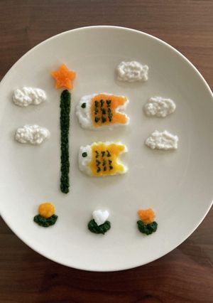 こどもの日　離乳食　こいのぼり-レシピのメイン写真