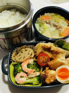 中華丼弁当-レシピのメイン写真