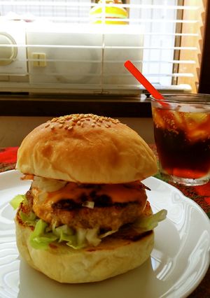 ベーコンチーズバーガー♪-レシピのメイン写真