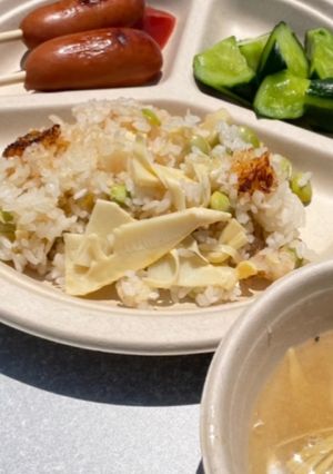 メスティンでたけのこご飯(キャンプ飯)-レシピのメイン写真