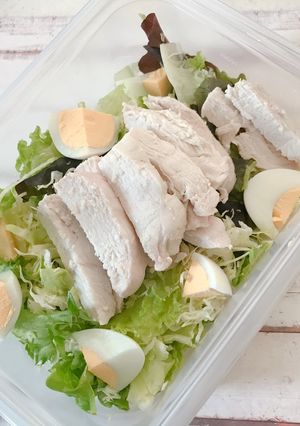 ☆節約☆鶏胸肉のサラダ-レシピのメイン写真