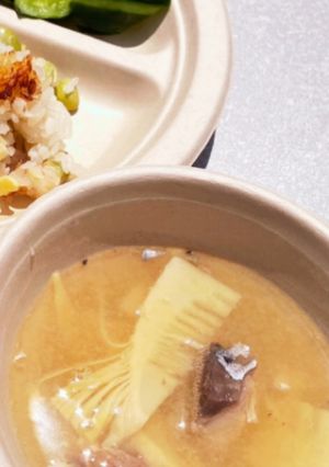 簡単！サバ缶とたけのこ汁(キャンプ飯)-レシピのメイン写真