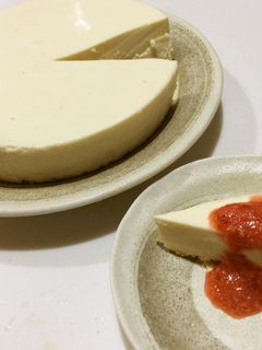 さっぱり・*:.レアチーズケーキ-レシピのメイン写真