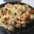 スキレットでサーモンポテトのマヨ焼き