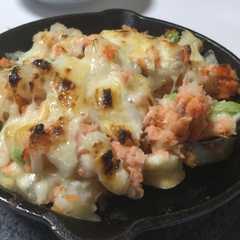 スキレットでサーモンポテトのマヨ焼き-レシピのメイン写真