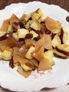 りんごとさつまいものヘルシー煮☆砂糖なし-レシピのメイン写真