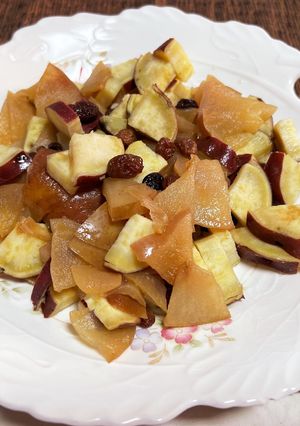 りんごとさつまいものヘルシー煮☆砂糖なし-レシピのメイン写真
