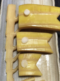 筍の煮物でこいのぼり-レシピのメイン写真