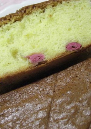 桜カステラ-レシピのメイン写真