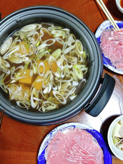 ほうじ茶でしゃぶしゃぶ-レシピのメイン写真