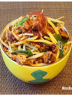 コチジャン味のもやし炒め（もやし丼）-レシピのメイン写真