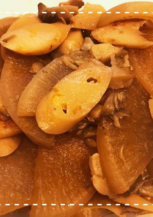 レンジ時短で簡単!チーかまと大根の煮物-レシピのメイン写真