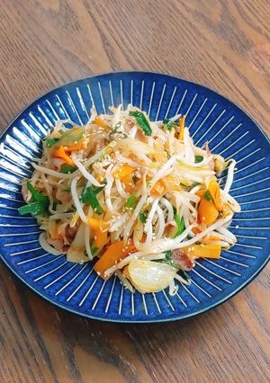 調味料３つでも本格派！しらたきチャプチェ-レシピのメイン写真