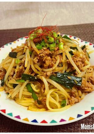 コチジャン味のもやし炒め（まぜそば）-レシピのメイン写真