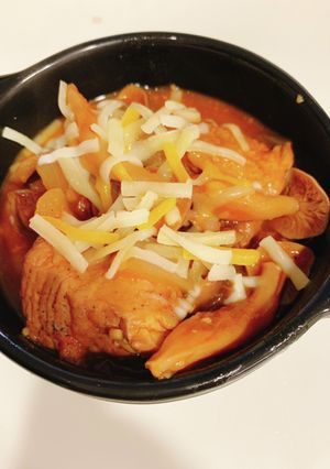 無水鍋de簡単♪チキンの赤ワイン煮-レシピのメイン写真