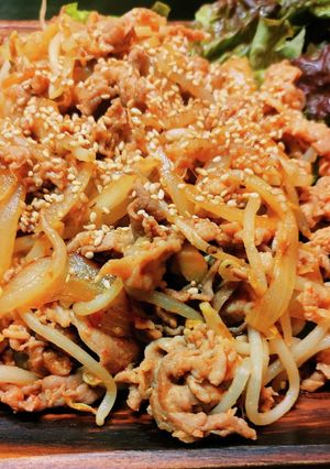 ピリ辛味噌ダレ◎豚の生姜焼き-レシピのメイン写真