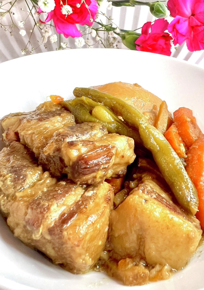 圧力鍋で簡単！うちの豚角煮-レシピのメイン写真