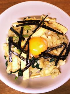 揚げ玉キツネどんぶり-レシピのメイン写真