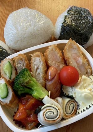 高校生男子弁当 165-レシピのメイン写真
