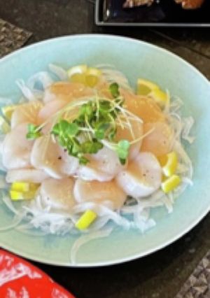 帆立のカルパッチョ-レシピのメイン写真
