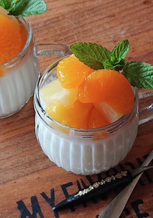 おうちカフェ★フルーツてんこ盛り牛乳かん-レシピのメイン写真