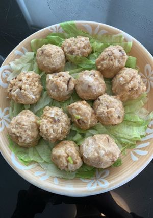 電子レンジのみで中華風肉だんご-レシピのメイン写真