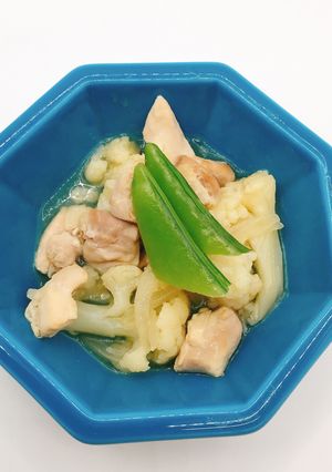 【病院】鶏肉とカリフラワー煮【給食】-レシピのメイン写真