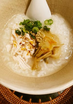 鶏ササミ中華風お粥さん-レシピのメイン写真