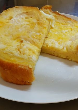 食パンで漬けこまないフレンチトースト-レシピのメイン写真