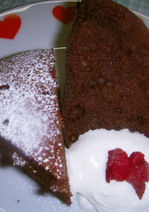 S炊飯器でケーキ（チョコレートケーキ）-レシピのメイン写真