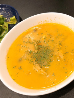 エスニック風鶏肉と豆のカレースープ-レシピのメイン写真