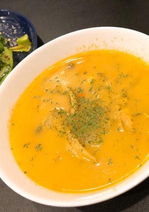 エスニック風鶏肉と豆のカレースープ-レシピのメイン写真