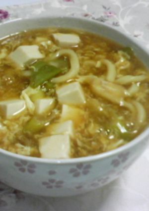 体ポカポカ☆かきたまうどん-レシピのメイン写真