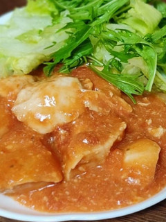 『ガッツリ』とり胸肉のトマトソース-レシピのメイン写真