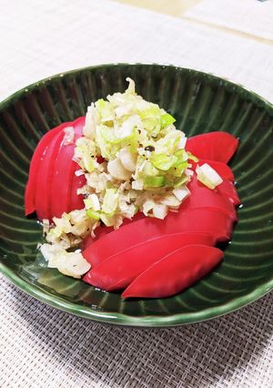 あと一品に♪簡単トマトのネギ乗せ-レシピのメイン写真