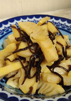 旬のタケノコ塩昆布和え-レシピのメイン写真