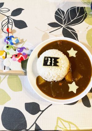 こどもの日カレー　こいのぼり-レシピのメイン写真