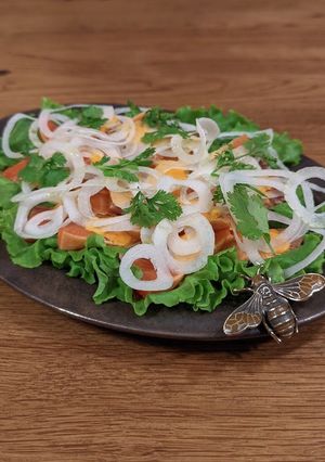 炙りサーモンのレモン香るピリ辛マヨネーズ-レシピのメイン写真