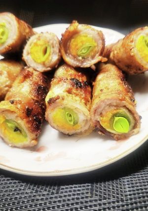 スナックえんどう肉巻き(弁当用)-レシピのメイン写真