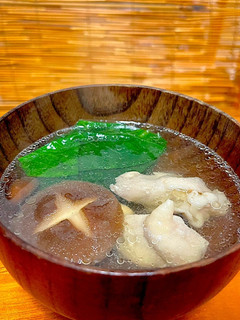 絶品お吸い物!白だしで簡単に♪鶏肉&椎茸-レシピのメイン写真