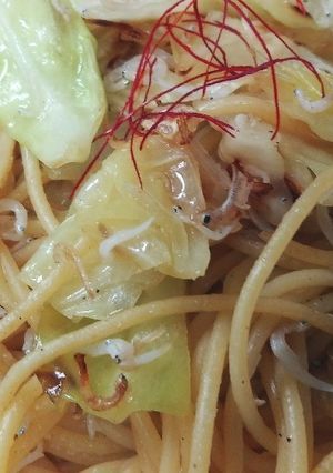 ぶっこみ☆しらすとキャベツのパスタ♪-レシピのメイン写真