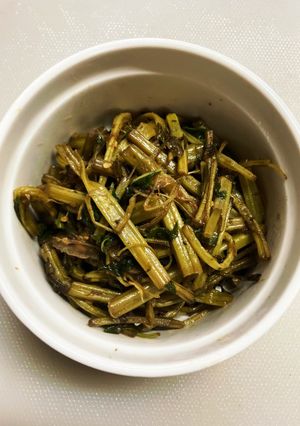 無水#えごまの茎できゃらぶき風-レシピのメイン写真