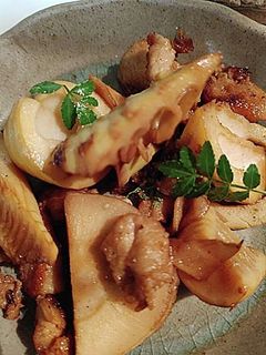 タケノコと豚肉の醤油炒め-レシピのメイン写真
