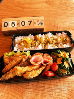 2022.5/7 中学生男子お弁当-レシピのメイン写真