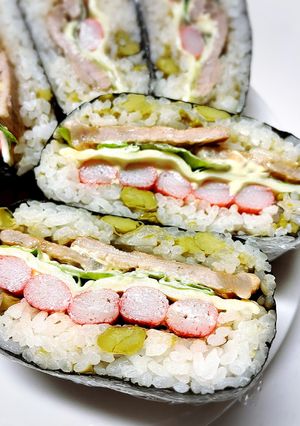 【おにぎらずシリーズ】豚生姜焼き-レシピのメイン写真