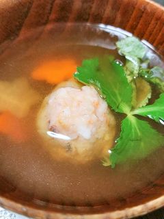 だしが美味しい☆いか団子のすまし汁-レシピのメイン写真
