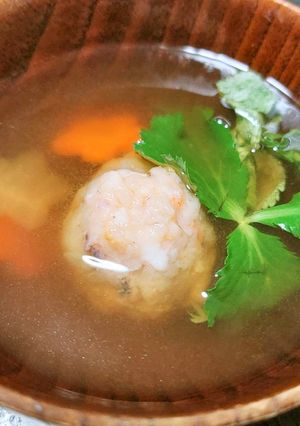 だしが美味しい☆いか団子のすまし汁-レシピのメイン写真