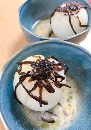 ☆簡単☆新玉ねぎのバター塩昆布-レシピのメイン写真